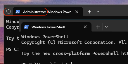 Administrator prefix